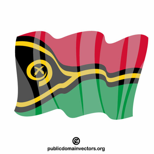 Flagge der Republik Vanuatu