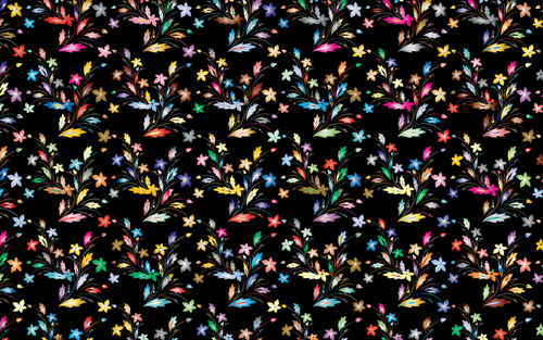 Floral pattern prismatique