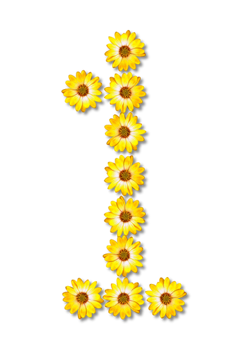 Floral numeral