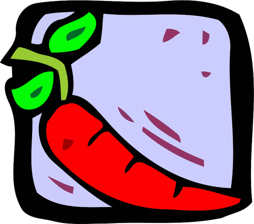 Spaanse peper symbool