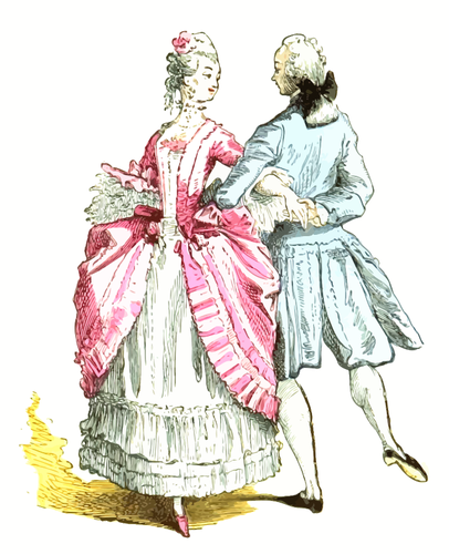 French ballroom costumes