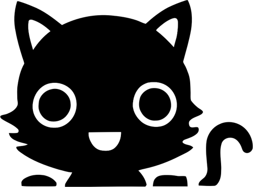 Icono de gatito amistoso