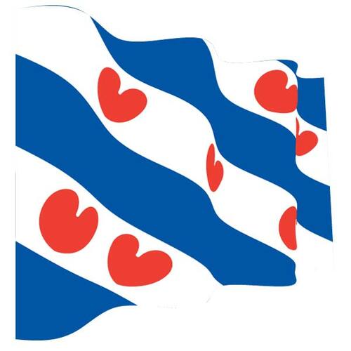Friesland dalgalı bayrağı