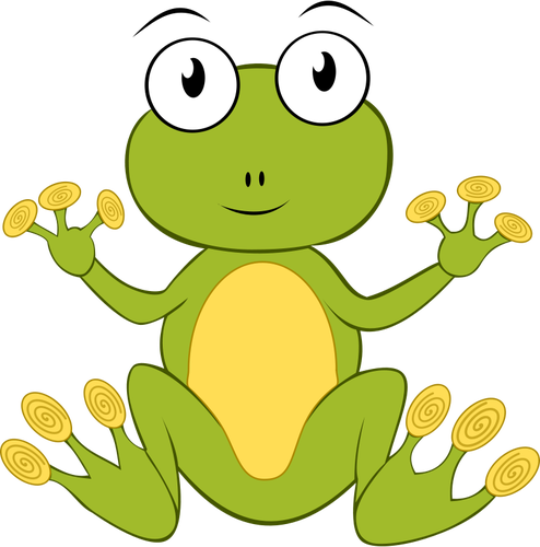 Grafika wektorowa żaba