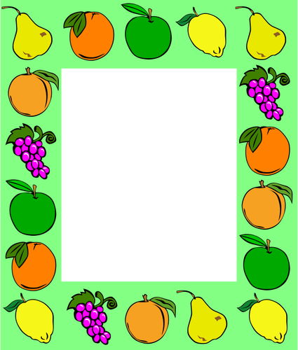 Символ мира с фруктами