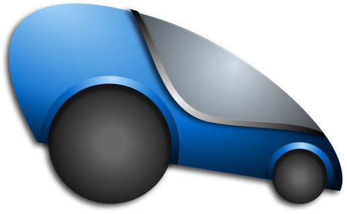 Vector del automóvil futurista