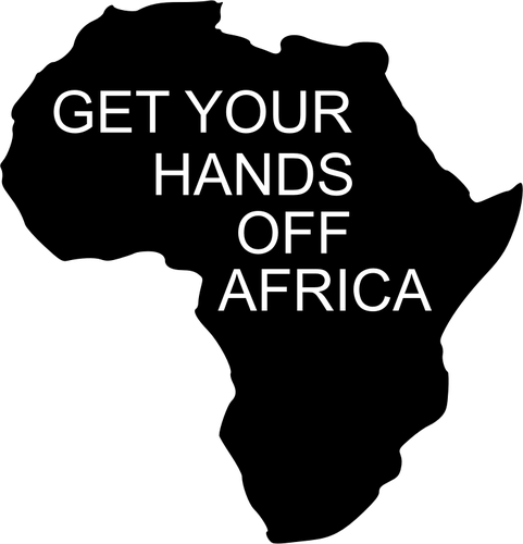 把手拿开非洲