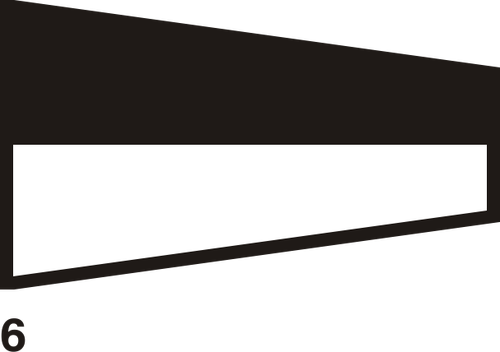 Bandera blanco y negro