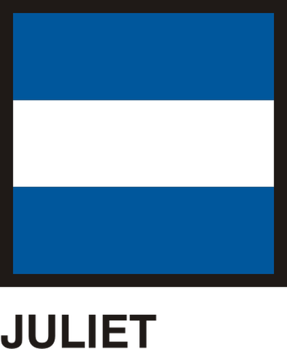 बूढ़ा Pavese झंडे, जूलियट झंडा