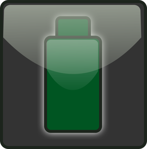 Simbolo della batteria delineato