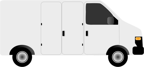 Vector illustration of generic van