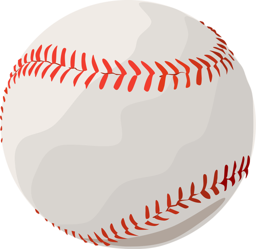 Immagine vettoriale di palla da baseball