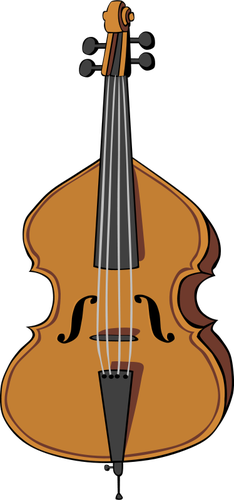 矢量图像的大提琴