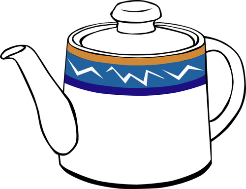 الشاي وعاء ناقلات الرسومات