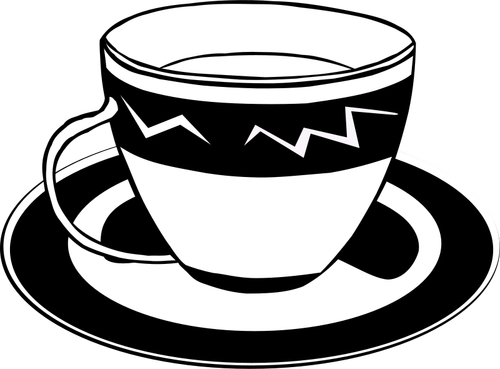 Čaj pohár vektorový obrázek