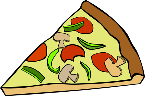 Pepperoni pizza wektor clipart
