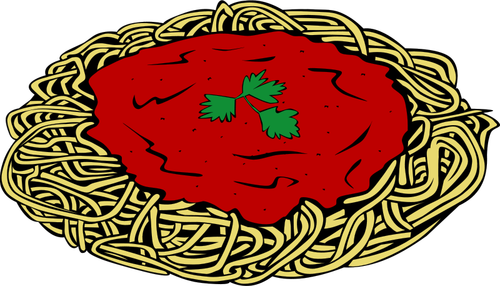 Grafika wektorowa spaghetti