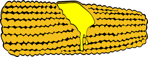 トウモロコシのベクトル描画
