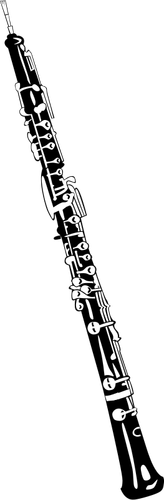 Ilustración vectorial del oboe