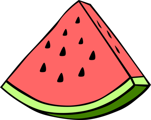 Watermeloen vector illustraties