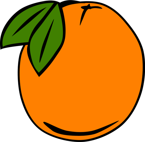 Grafica vettoriale arancione