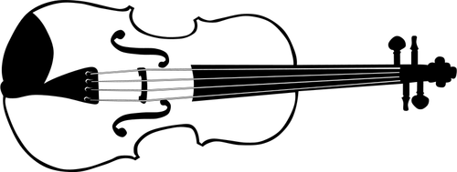 ヴァイオリンのベクトル グラフィック