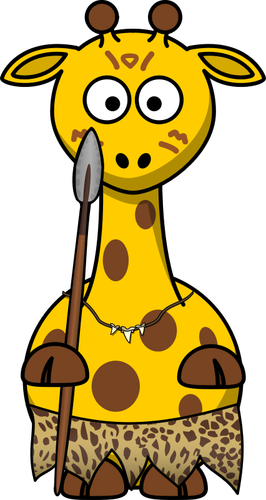 Vektor-Illustration der wilde Tiger giraffe