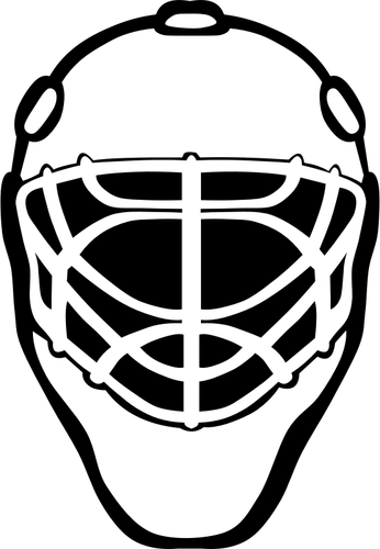 Hockey bescherming vistuig vectorillustratie