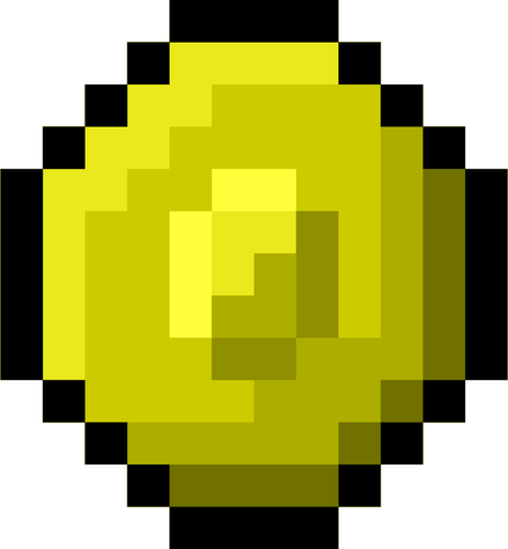 Pixel-Münze