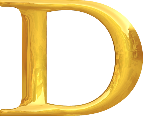 Золото типографии D