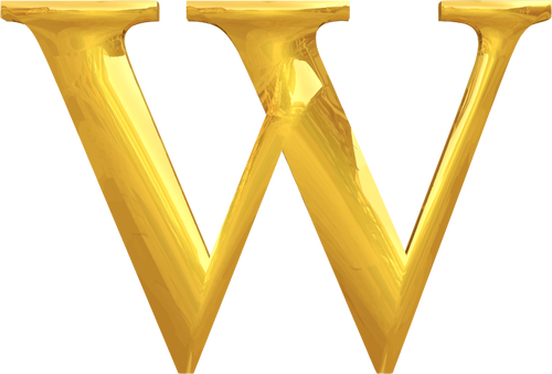 सोना typography W