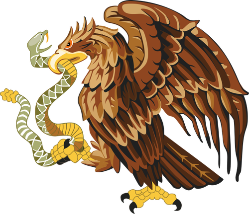 Águila con serpiente