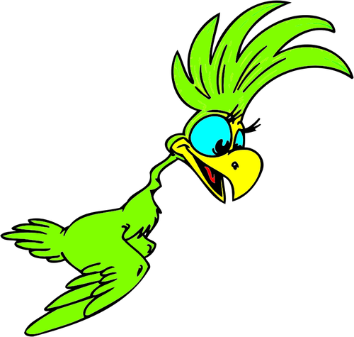 Verde papagal