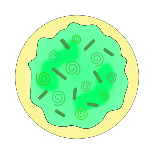 绿色漩涡糖曲奇插图