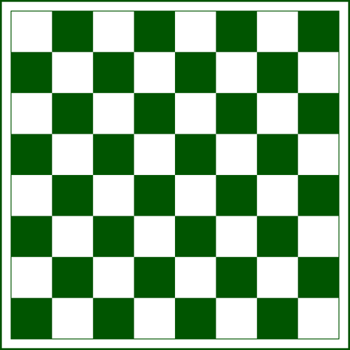 Groene schaakbord