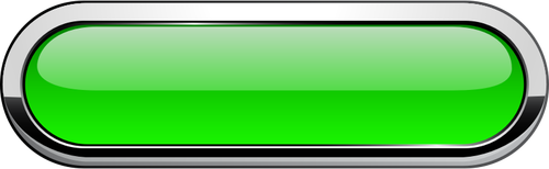 Tlusté šedé ohraničení zelené tlačítko vektorový obrázek