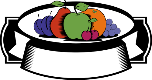 Zelené potraviny ikony vektorový obrázek