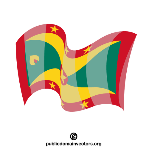グレナダの旗のベクター画像