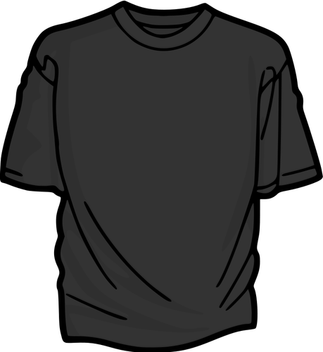 Šedé tričko vektorový obrázek