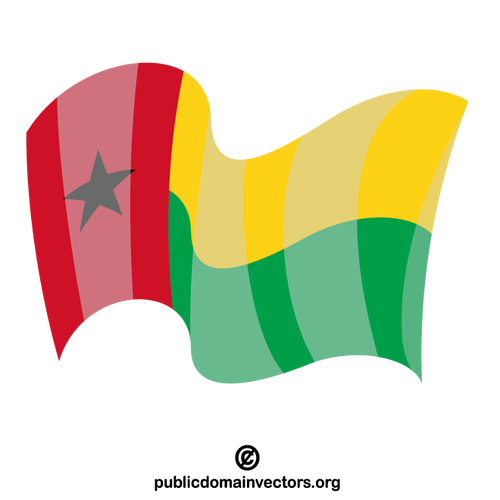 Drapelul statului Guineea-Bissau