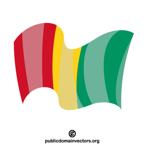 Flagge des Staates Guinea