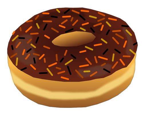 Chocolade donut