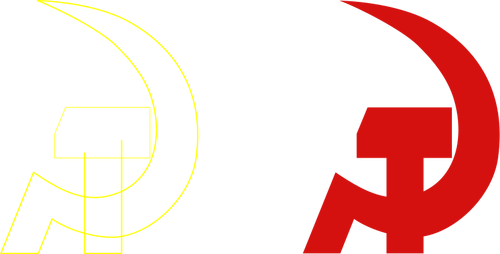 Vektor-Bild des Emblems für die Wahlen