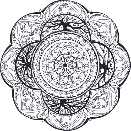 Mandala geestelijke symbool
