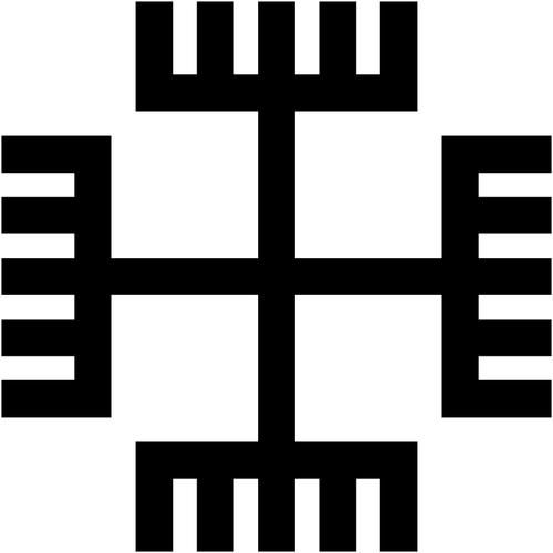 Ruce Boha Vektoru symbol