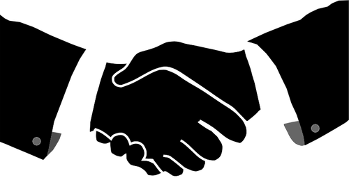 Illustrazione vettoriale di handshake