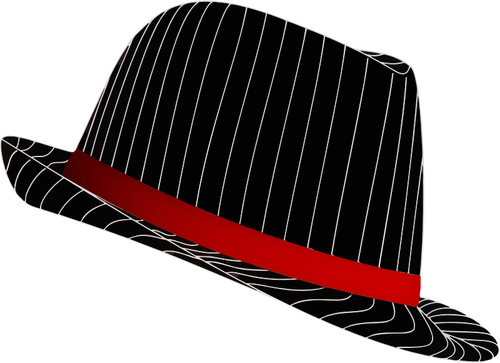 ストライプの帽子