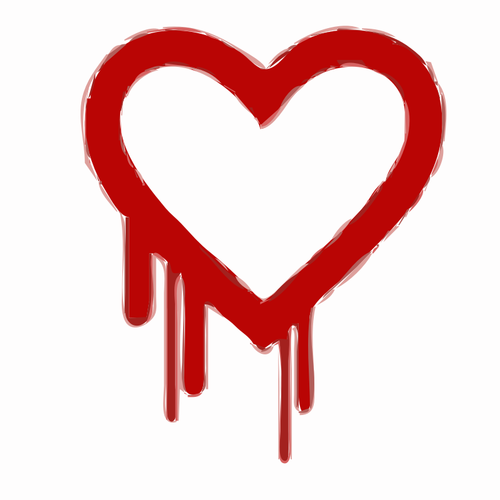 Dibujo de corazón rojo con gotas de líquido vectorial