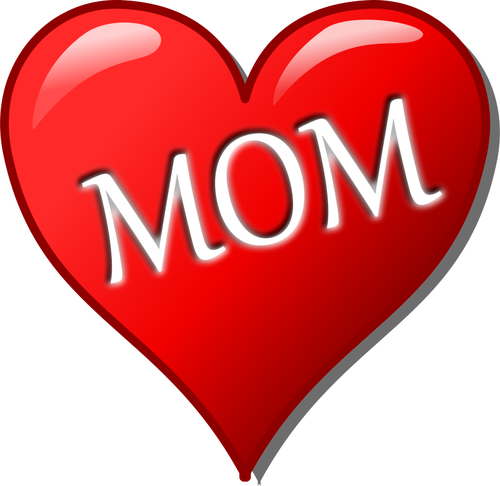 Muttertag-Herzen-Vektor-Bild