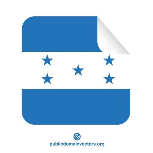 Naklejka flaga Honduras 2